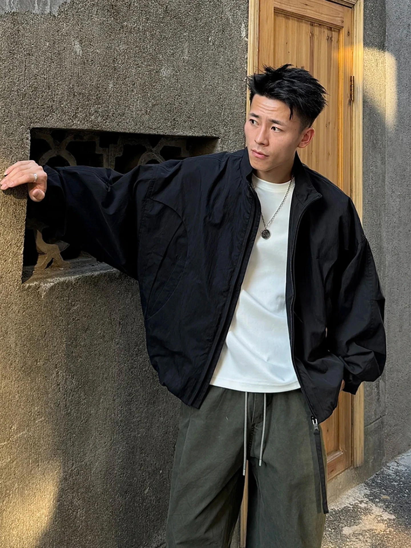 Bla ort Pilot Jaet Men's American Cleanfit Fce Outerwear Sli Autumn Season Casual Loose Fit Coat for Youth
Bla ort Pilot Jaet Men's American Cleanfit Fce Outerwear Sli Autumn Season Casual Loose Fit Coat for Youth