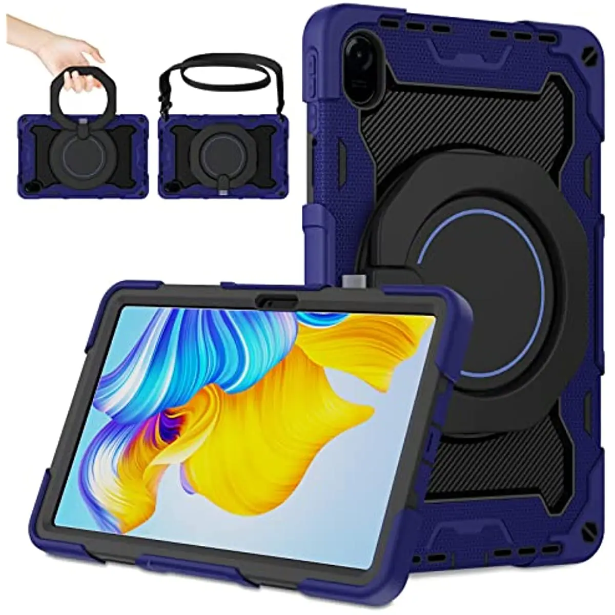 Противоударный защитный чехол для детей для Huawei MatePad 11.5S 2026 SLG-W09 11.5 дюймов с держателем для руки
Противоударный защитный чехол для детей для Huawei MatePad 11.5S 2026 SLG-W09 11.5 дюймов с держателем для руки