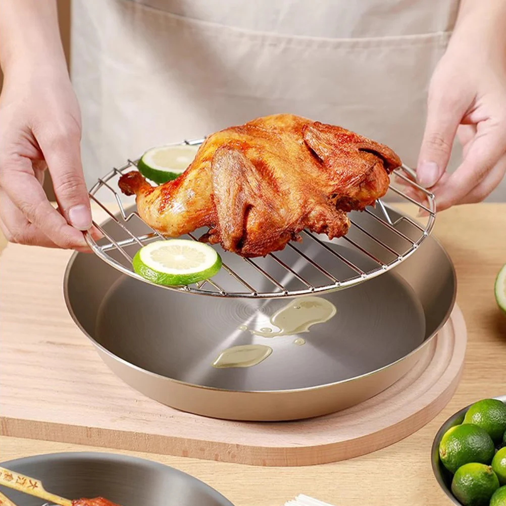 1 Set of Stainless Steel Grill Plate with Mesh Rack Multi-Function Baking Pan Tray Wire Rack Kitchen
1 Set of Stainless Steel Grill Plate with Mesh Rack Multi-Function Baking Pan Tray Wire Rack Kitchen