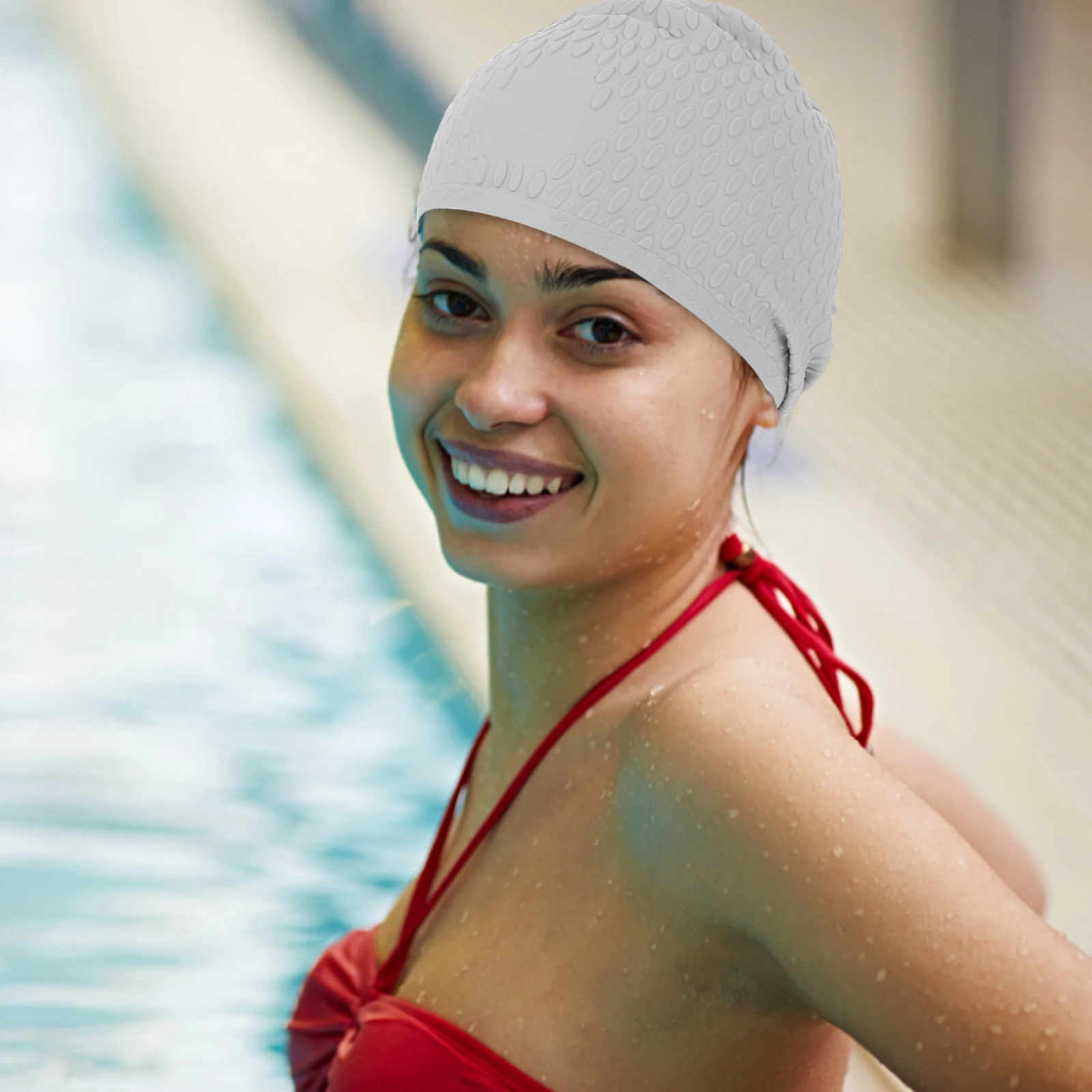 Reusable Waterproof Silicone Swimming Caps Lightweight Elastic Bath Hat Comfortable Stylish Unisex Summer Swim Cap Guard Hair
Reusable Waterproof Silicone Swimming Caps Lightweight Elastic Bath Hat Comfortable Stylish Unisex Summer Swim Cap Guard Hair