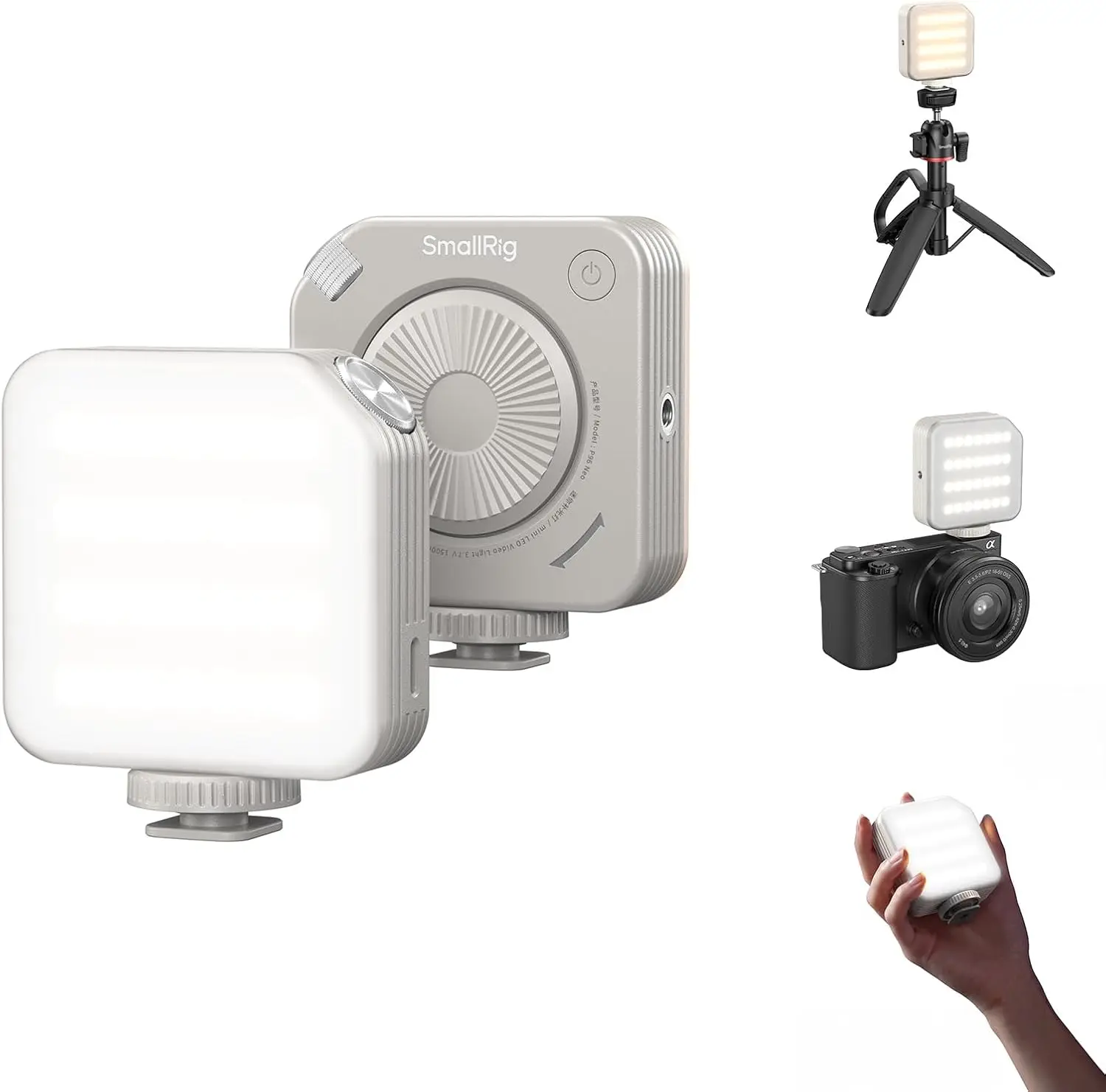 Mini LED Video Light, 2700K-6500K, CRI95+, 1500mAh Battery, Cold Shoe Mount, for Photography & Vlogging
Mini LED Video Light, 2700K-6500K, CRI95+, 1500mAh Battery, Cold Shoe Mount, for Photography & Vlogging