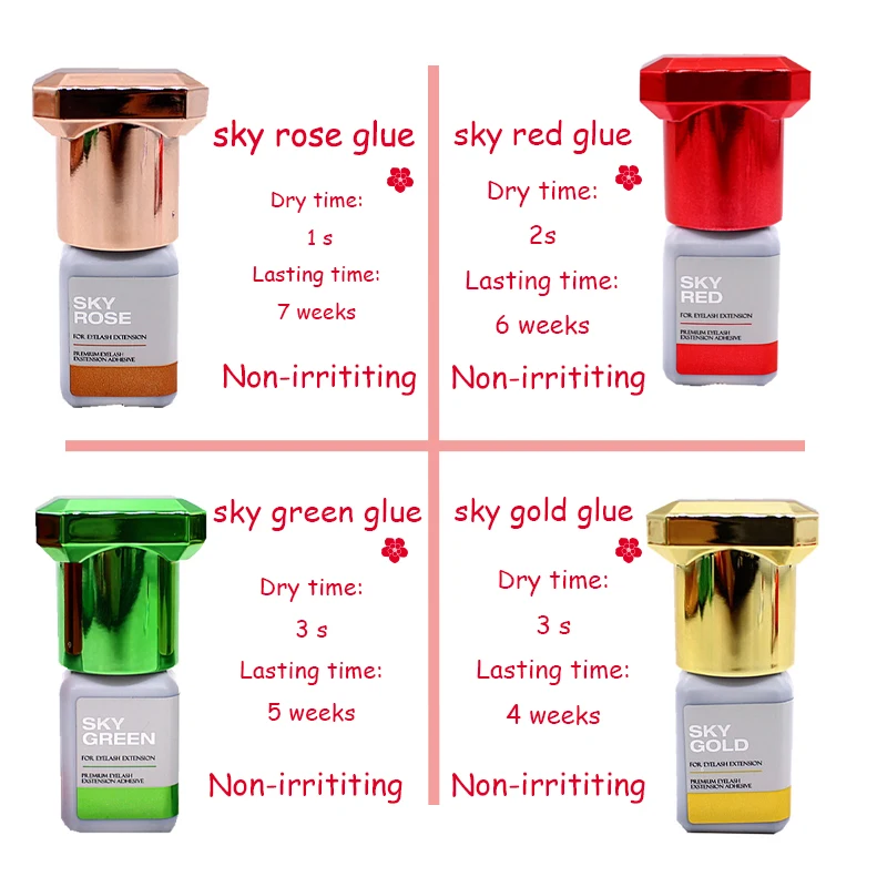 New Sky Glue For Eyelash Extensions Original Korea 5ml Professional Mild Non-irritating Naturalny wodoodporny klej Narzędzia do makijażu
New Sky Glue For Eyelash Extensions Original Korea 5ml Professional Mild Non-irritating Naturalny wodoodporny klej Narzędzia do makijażu