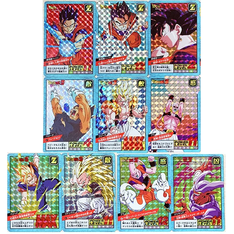 10pcs/set Dragon Ball Z GT Refraction Process Super Saiyan Heroes Battle Card Ultra Instinct Goku Vegeta Game Collection Cards
10pcs/set Dragon Ball Z GT Refraction Process Super Saiyan Heroes Battle Card Ultra Instinct Goku Vegeta Game Collection Cards
