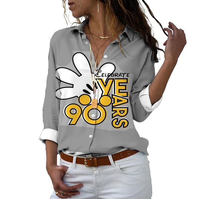 Street New Women's Button Long Sleeve Lapel Mickey Minnie Pattern Print Summer Fashion Casual Harajuku Cute Shirt y2k
Street New Women's Button Long Sleeve Lapel Mickey Minnie Pattern Print Summer Fashion Casual Harajuku Cute Shirt y2k