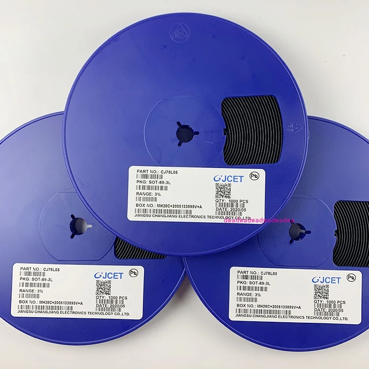 78L05 Трехконтактный регулятор IC SOT-89 SMD 30 В 100 мА длинная мощность/нейтральный
78L05 Трехконтактный регулятор IC SOT-89 SMD 30 В 100 мА длинная мощность/нейтральный