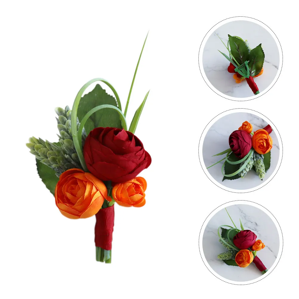 1Pcs Artificial Rose Corsage Lifelike Bride Groom Wedding Brooch Bridesmaid Corsage Outdoor Photo Prop Elegant Wedding Supplies
1Pcs Artificial Rose Corsage Lifelike Bride Groom Wedding Brooch Bridesmaid Corsage Outdoor Photo Prop Elegant Wedding Supplies