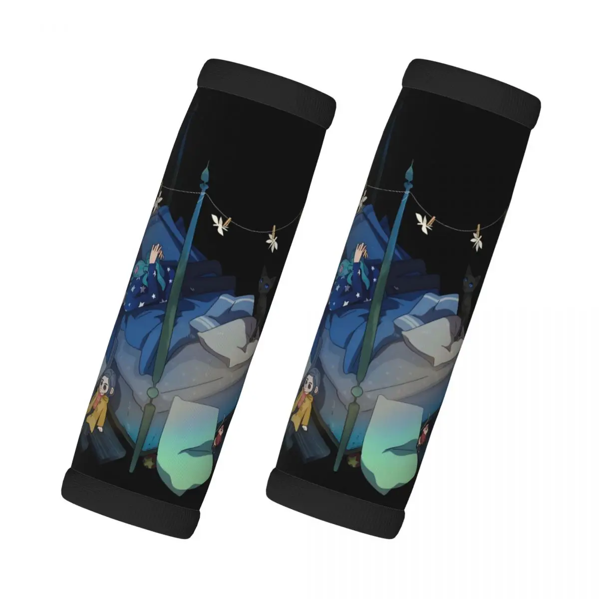 Custom Coraline Horor Cartoon Luggage Handle Wrap Suitcase Identifier 2 Pack For Door Handle
Custom Coraline Horor Cartoon Luggage Handle Wrap Suitcase Identifier 2 Pack For Door Handle