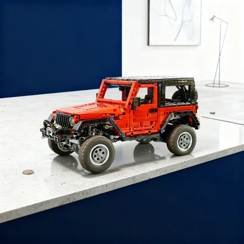 1371pcs MOC Offroad SUV Wrangler Technical Vehicle Engineering Model Building Blocks Hero SciFi Pirate Voyage Fortress Toy Gift
1371pcs MOC Offroad SUV Wrangler Technical Vehicle Engineering Model Building Blocks Hero SciFi Pirate Voyage Fortress Toy Gift