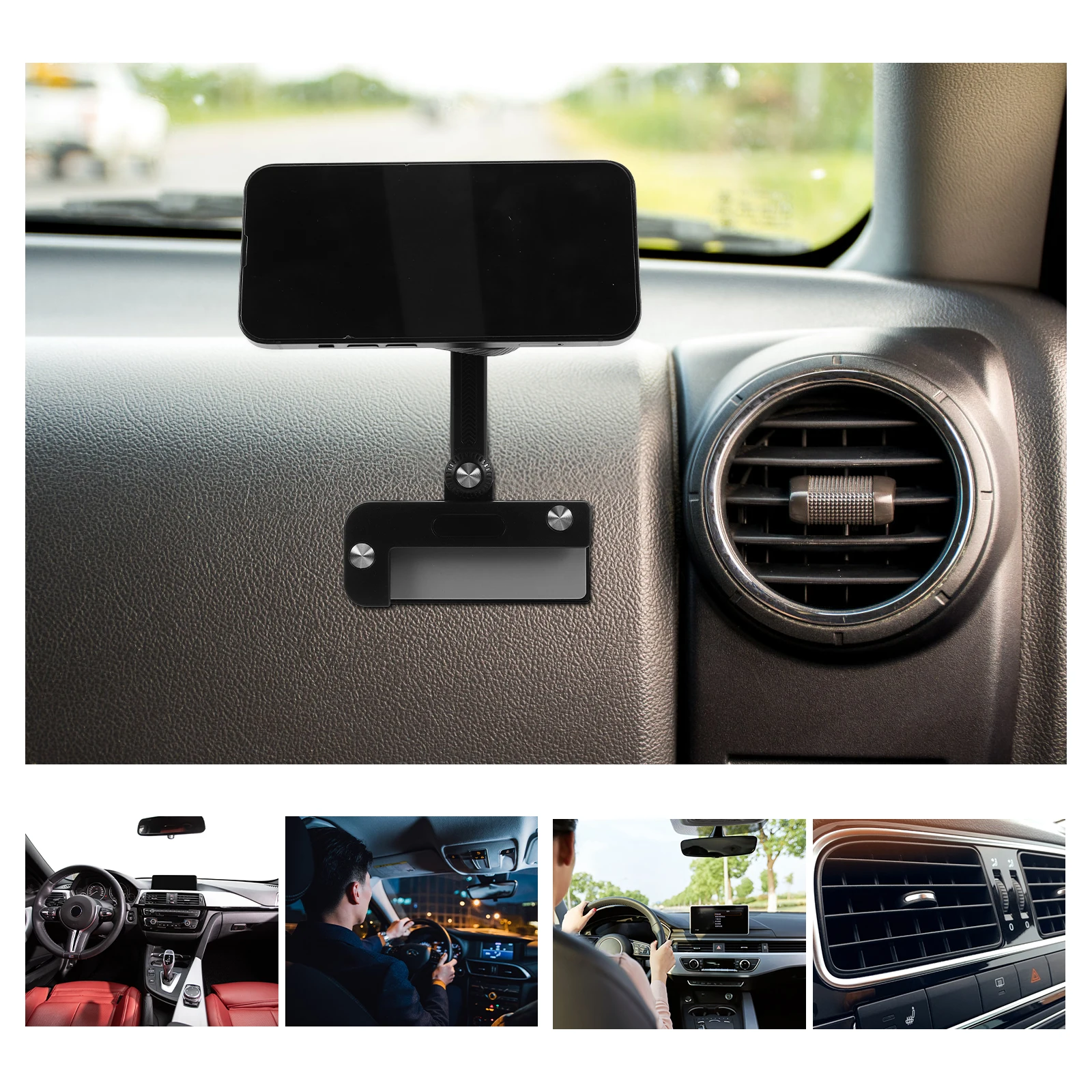 Car Phone Holder 360 Degree Adjustable Square Magnetic Vent Mount Universal Compatibility Navigation Aid Easy Viewing Angle
Car Phone Holder 360 Degree Adjustable Square Magnetic Vent Mount Universal Compatibility Navigation Aid Easy Viewing Angle