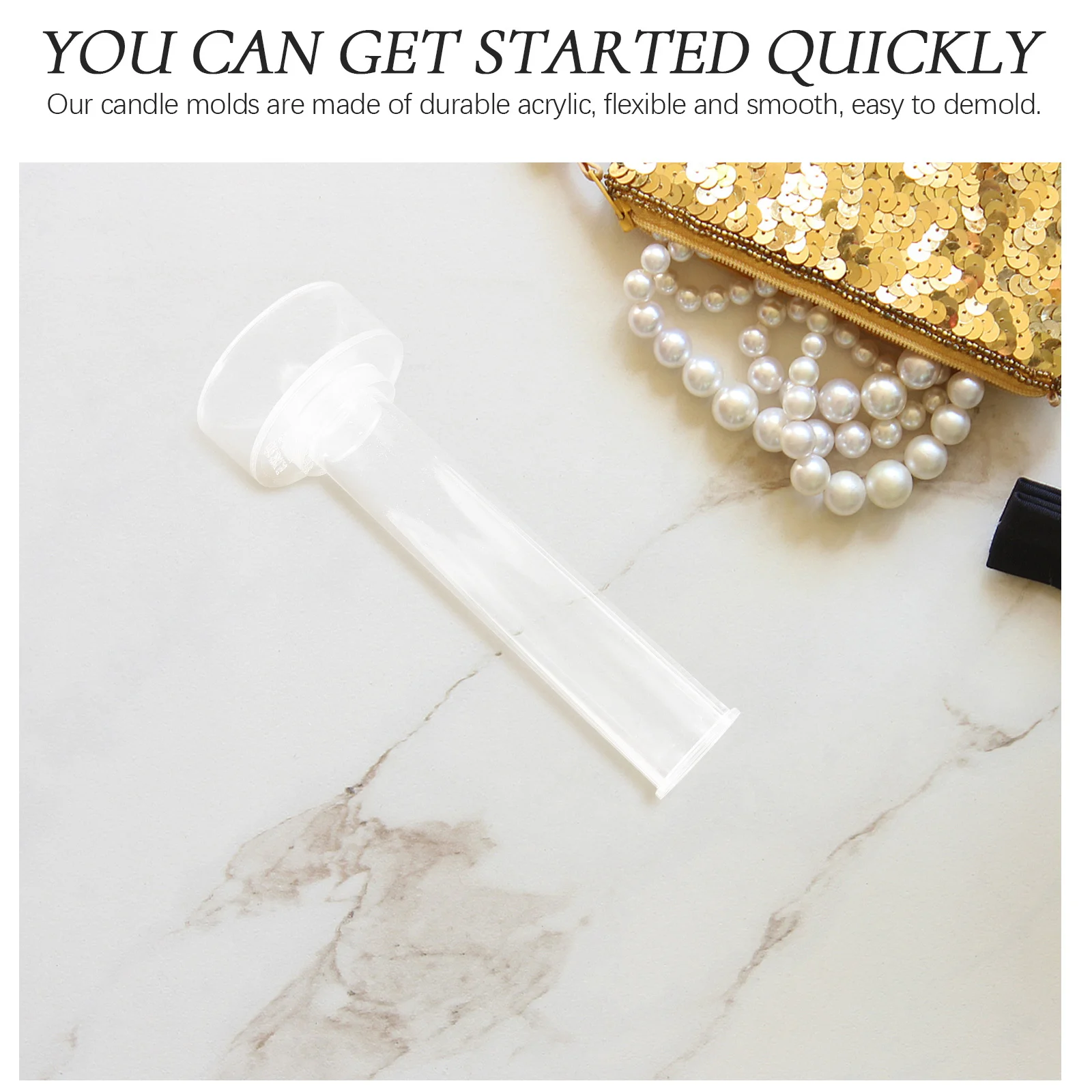 2pcs Acrylic Taper Mold For Diy Making Durable Wax Molds Creative Pillar Casting Decorative Craft Practical Mold
2pcs Acrylic Taper Mold For Diy Making Durable Wax Molds Creative Pillar Casting Decorative Craft Practical Mold