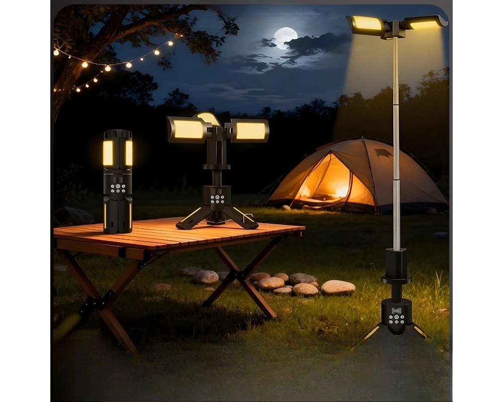 Portable telescopic outdoor lighting camping light charging atmosphere stall waterproof tent light
Portable telescopic outdoor lighting camping light charging atmosphere stall waterproof tent light