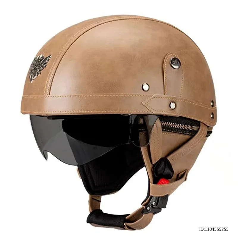 New Motorcycle Helmet Retro German ECE DOT Approved Moto Helmet Vintage Half Helmet Casco Moto Equipment Cycling Helmet
New Motorcycle Helmet Retro German ECE DOT Approved Moto Helmet Vintage Half Helmet Casco Moto Equipment Cycling Helmet