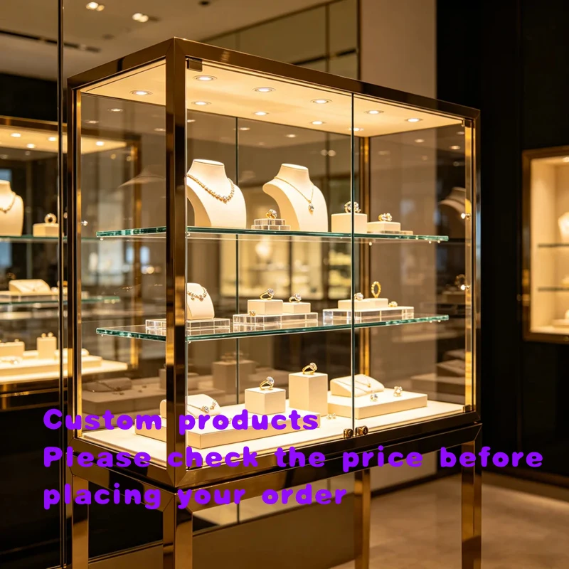 custom.High-end Luxury Jewelry Cabinet Design Custom Whole Glass Display showcase Jewelries Displayer Display Cabinet
custom.High-end Luxury Jewelry Cabinet Design Custom Whole Glass Display showcase Jewelries Displayer Display Cabinet