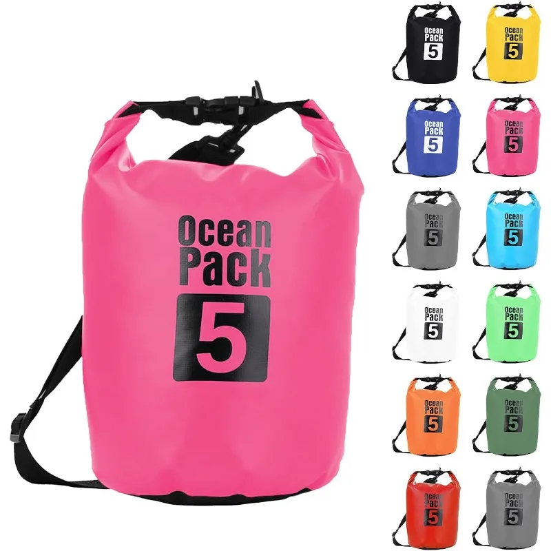 5L Waterproof Dry Bag with Single Shoulder Strap PVC Roll Top Dry Sack for Kayaking, Boating, Beach, Swimming, Camping,Outdoor
5L Waterproof Dry Bag with Single Shoulder Strap PVC Roll Top Dry Sack for Kayaking, Boating, Beach, Swimming, Camping,Outdoor