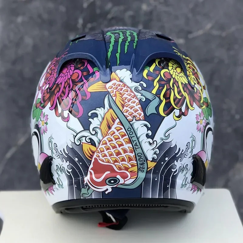 Ram3 Oriental Dragon Half Helmet Motorcycle Off-Road Summer Helmet Downhill Racing Mountain Cross Casco Capacete Men and Women 
Ram3 Oriental Dragon Half Helmet Motorcycle Off-Road Summer Helmet Downhill Racing Mountain Cross Casco Capacete Men and Women