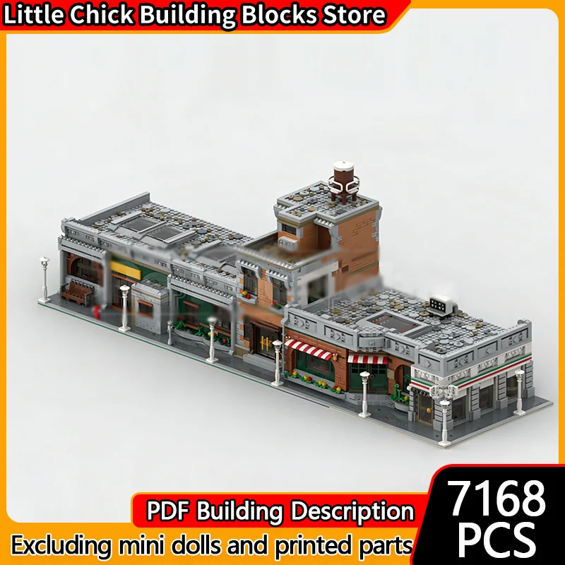City Street View Model MOC Building Bricks Popular TV Drama Scene Modular Technology Children Holiday Gifts Assemble Toys Suit
City Street View Model MOC Building Bricks Popular TV Drama Scene Modular Technology Children Holiday Gifts Assemble Toys Suit