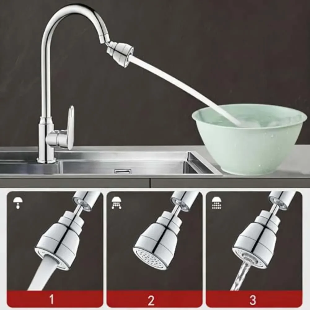 4.2*4.2*15.4cm 360° Rotating Faucet With Three Water Flow Modes And Aerator Water Saving Bathroom Kitchen Accessories Supplies
4.2*4.2*15.4cm 360° Rotating Faucet With Three Water Flow Modes And Aerator Water Saving Bathroom Kitchen Accessories Supplies