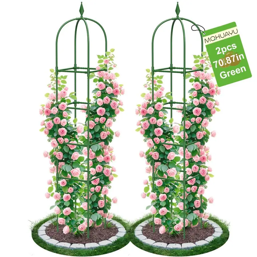 Металлическая опора-обелиск для вьющихся растений Pack Garden, 71 см, нержавеющая, для роз, в виде башни, для цветов в горшках F
Металлическая опора-обелиск для вьющихся растений Pack Garden, 71 см, нержавеющая, для роз, в виде башни, для цветов в горшках F