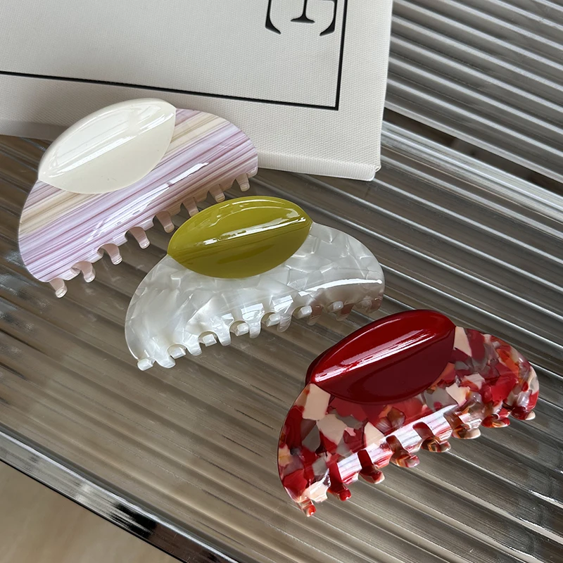 10cm Acetate Large Hair Claws for Girls and Women Multicolors Hair Clips Floral Hair Accessories Big Hair Crabs Updo Hair
10cm Acetate Large Hair Claws for Girls and Women Multicolors Hair Clips Floral Hair Accessories Big Hair Crabs Updo Hair