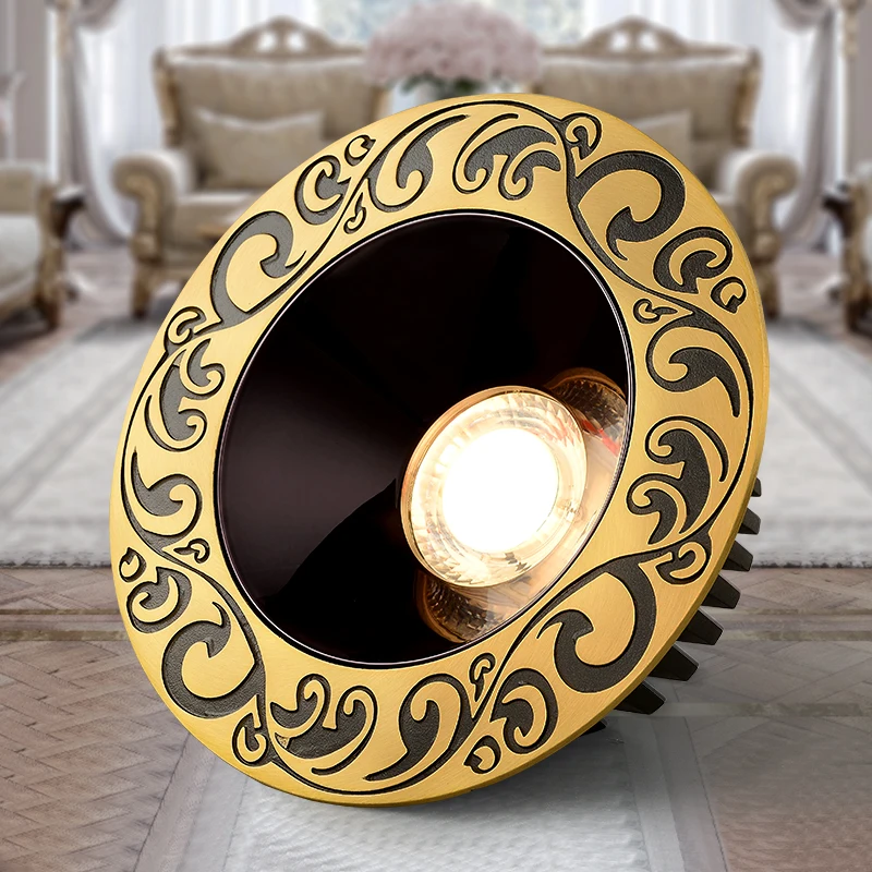 Led Embedded Downlight Brass Spotlight 6W 8W 10W 12W Ac110-220V Thick Copper Ceiling Lamp Llivingroom Bedroom Lightin
Led Embedded Downlight Brass Spotlight 6W 8W 10W 12W Ac110-220V Thick Copper Ceiling Lamp Llivingroom Bedroom Lightin
