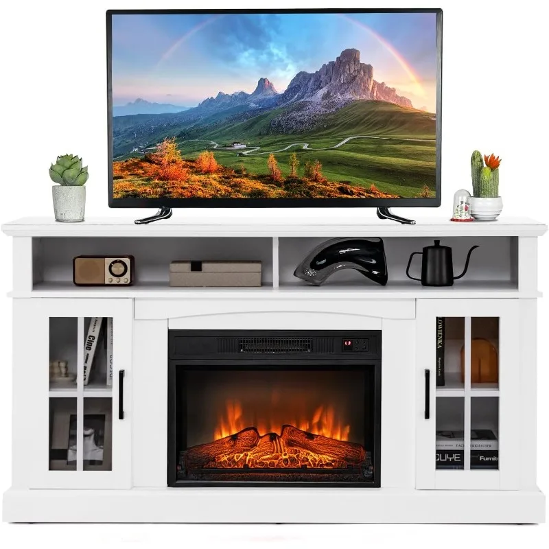 Electric Fireplace TV Stand for TVs Up to 65 In,Remote Control,6H Timer, 3-Level Flame,Overheat Protection and CSA Certification
Electric Fireplace TV Stand for TVs Up to 65 In,Remote Control,6H Timer, 3-Level Flame,Overheat Protection and CSA Certification
