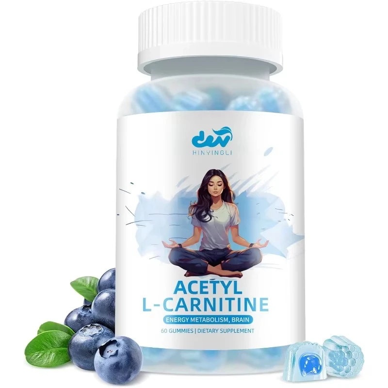 Acetyl-L-carnitine gummies - for muscle endurance, brain health, energy metabolism - non GMO for vegetarians
Acetyl-L-carnitine gummies - for muscle endurance, brain health, energy metabolism - non GMO for vegetarians