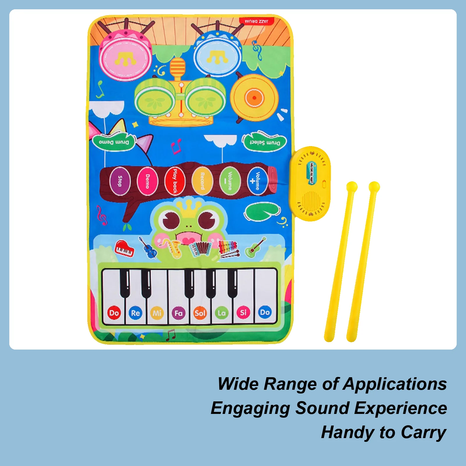 Детский коврик для пианино, детский пианино, джазовый барабан, обучающая игрушка, музыкальный образовательный коврик для малышей, дошкольный коврик для мальчиков и девочек, детский коврик
Детский коврик для пианино, детский пианино, джазовый барабан, обучающая игрушка, музыкальный образовательный коврик для малышей, дошкольный коврик для мальчиков и девочек, детский коврик