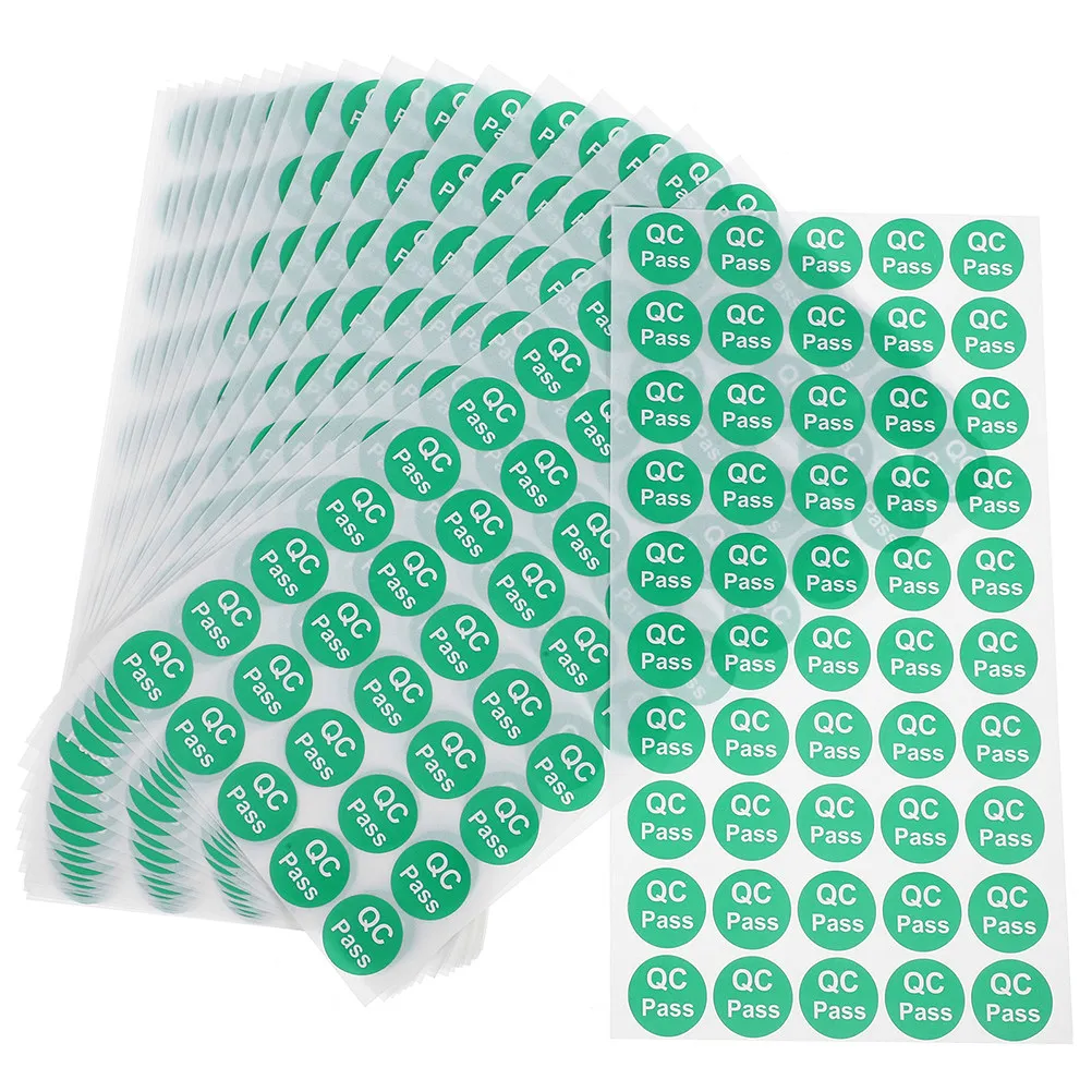 1000Pcs Passed Stickers 20Mm Round Quality Control Labels Warehouse Inventory Approved Product Adhesive Quality Approval
1000Pcs Passed Stickers 20Mm Round Quality Control Labels Warehouse Inventory Approved Product Adhesive Quality Approval