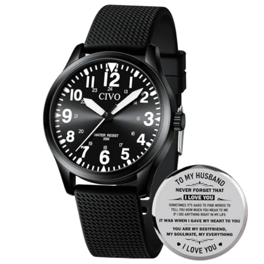 Gifts for Husband from Wife: Gifts for Husband from Wife at Anniversary Birthday Valentine, Watch for Men
Gifts for Husband from Wife: Gifts for Husband from Wife at Anniversary Birthday Valentine, Watch for Men