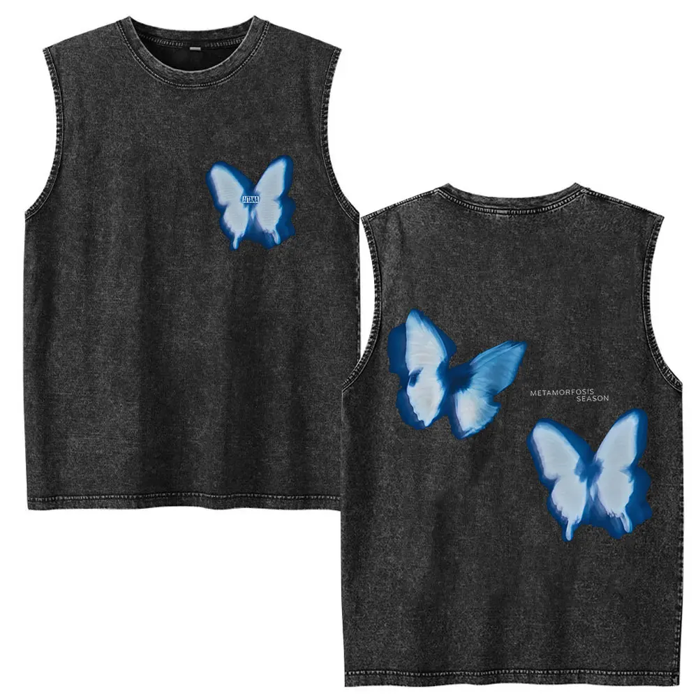 Винтажный потертый жилет на бретелях Aitana Metamorfosis Butterfly Tour 202, футболка для мужчин и женщин, модные футболки с короткими рукавами в стиле Харадзюку, уличная одежда
Винтажный потертый жилет на бретелях Aitana Metamorfosis Butterfly Tour 202, футболка для мужчин и женщин, модные футболки с короткими рукавами в стиле Харадзюку, уличная одежда