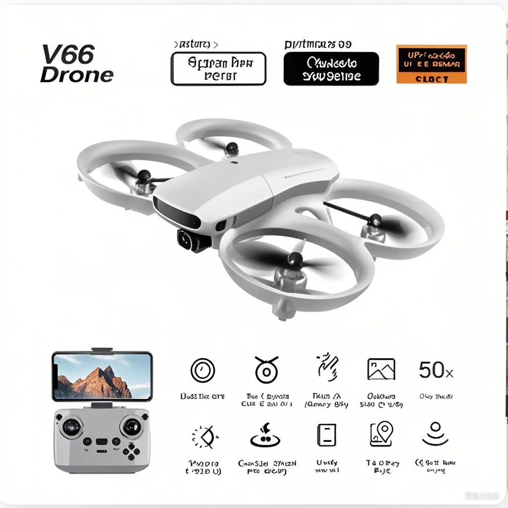 V66 Мини Пульт Дистанционного Управления Позиционирование Аэрофотосъемки FPV Дрон Широкоугольная HD-камера Предотвращение Препятствий Вертолет Машина Игрушка
V66 Мини Пульт Дистанционного Управления Позиционирование Аэрофотосъемки FPV Дрон Широкоугольная HD-камера Предотвращение Препятствий Вертолет Машина Игрушка