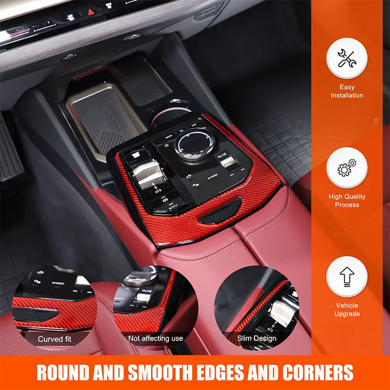 Soft Carbon Fiber Center Gear Shift Panel Cover Accessories Trim Suitable for BMW 5 Series i5 G60 525li 530li 2023+
Soft Carbon Fiber Center Gear Shift Panel Cover Accessories Trim Suitable for BMW 5 Series i5 G60 525li 530li 2023+
