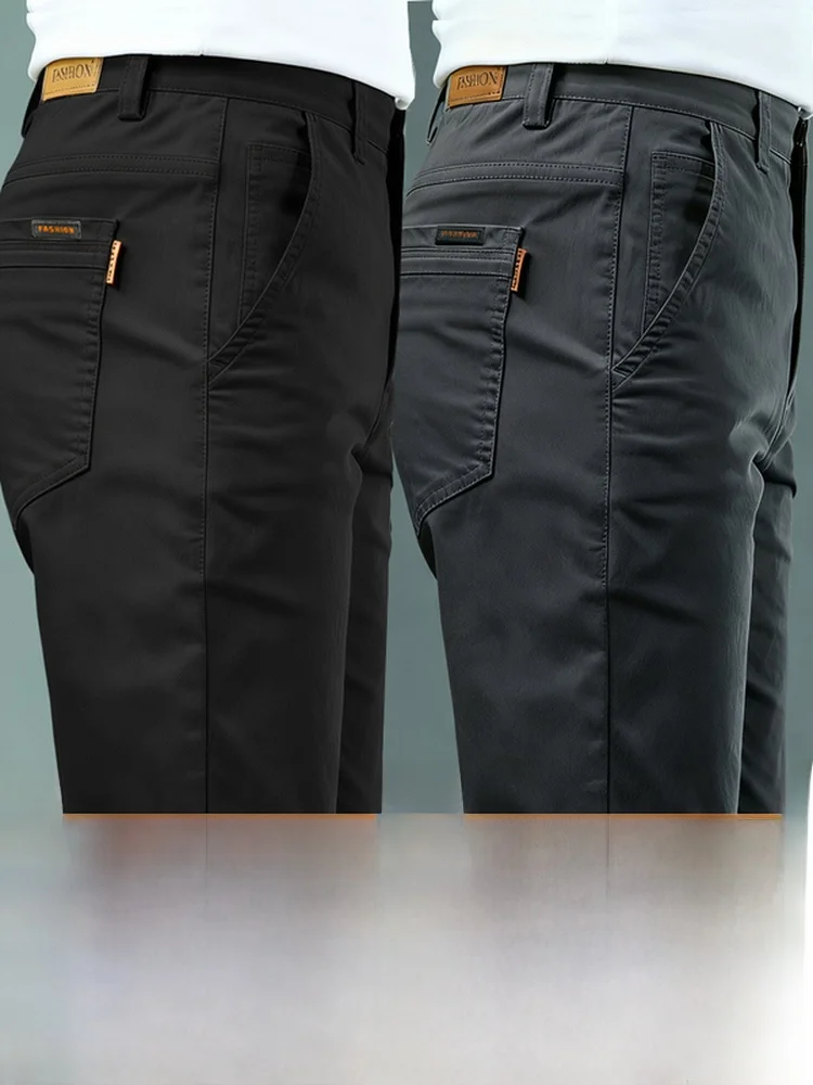 Pure Cotton Men's Casual Pants Straight Leg Elastic Busin Casual Loose Fit Autumn Winter Faion Versatile Lightweight Tro...
Pure Cotton Men's Casual Pants Straight Leg Elastic Busin Casual Loose Fit Autumn Winter Faion Versatile Lightweight Tro...