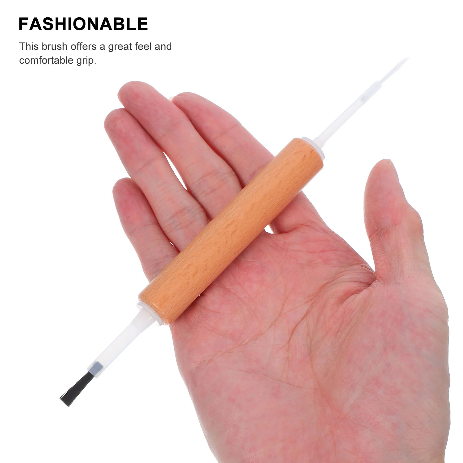 Dual-Head Replacement Solid Wood Handle Durable Detail Art Brushes for Gel Polish Cleanup Manicure Tools Nail Design Hard Brush
Dual-Head Replacement Solid Wood Handle Durable Detail Art Brushes for Gel Polish Cleanup Manicure Tools Nail Design Hard Brush