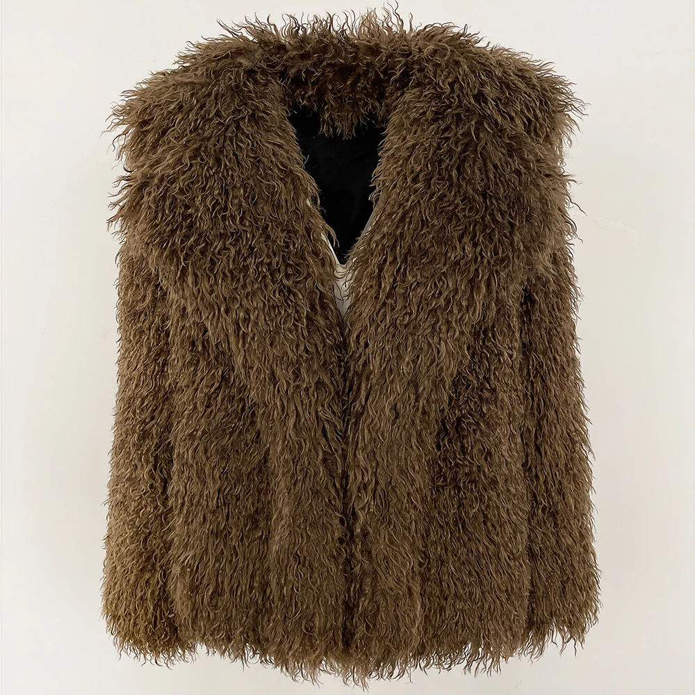 Faux Fur Jacket Artificial Fur Coat Fluffy Fur Women's Faux Fur Coat Fashion Long Sleeve Warm Eco-friendly Female Chic Outerwear
Faux Fur Jacket Artificial Fur Coat Fluffy Fur Women's Faux Fur Coat Fashion Long Sleeve Warm Eco-friendly Female Chic Outerwear