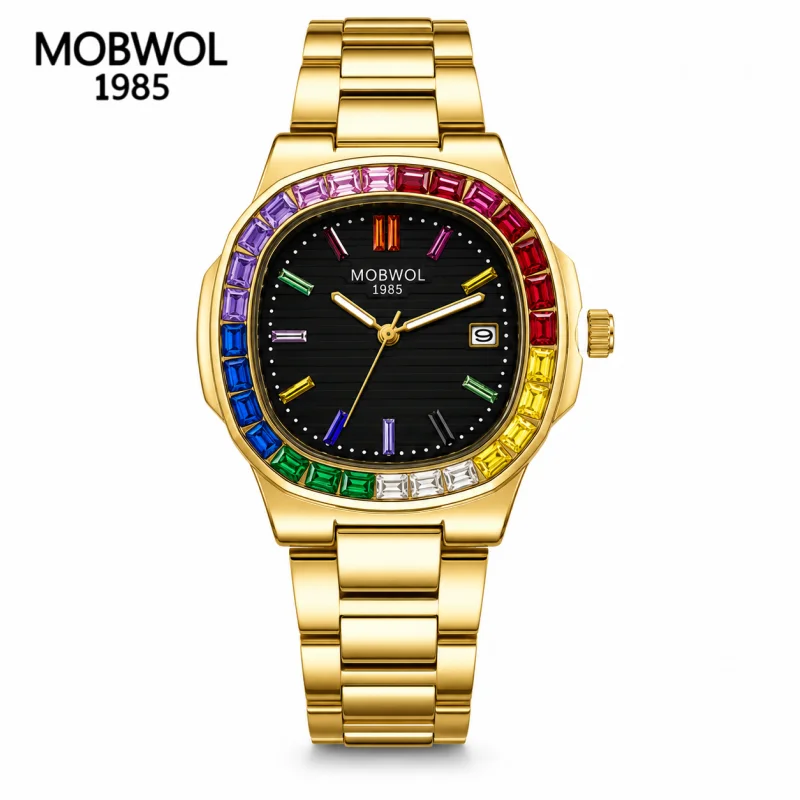 2026 New MOBWOL 1985 Men's Luxury Chronograph Watch Stainless Steel Waterproof Quartz Wristwatch For Men Business Casual Relogio
2026 New MOBWOL 1985 Men's Luxury Chronograph Watch Stainless Steel Waterproof Quartz Wristwatch For Men Business Casual Relogio