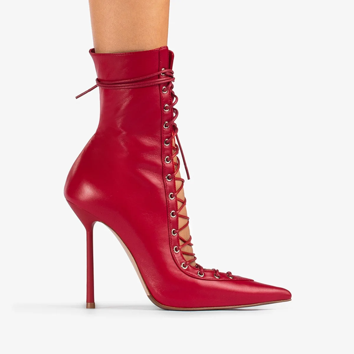 2025 New High Quality Lace up Cool Boots European and American Sexy Slimming Nightclub Slim High Heel Show Shoes Zipper Boots
2025 New High Quality Lace up Cool Boots European and American Sexy Slimming Nightclub Slim High Heel Show Shoes Zipper Boots