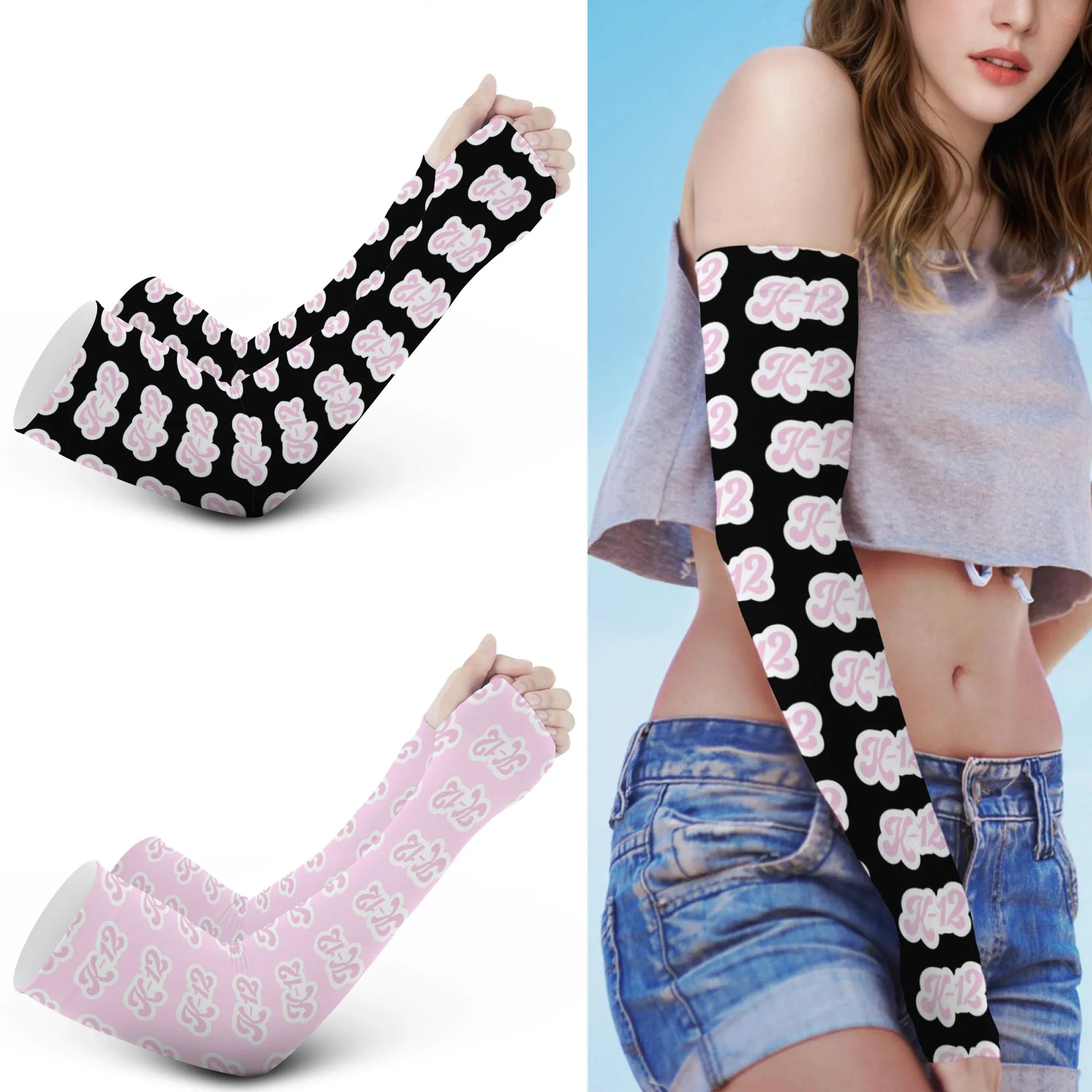 Summer Hip-hop Men's Women's K-12 Melanie Martinez Arm Covers Music Singer Sun Protection Sunshade Ice Silk Sleeves for Cycling
Summer Hip-hop Men's Women's K-12 Melanie Martinez Arm Covers Music Singer Sun Protection Sunshade Ice Silk Sleeves for Cycling