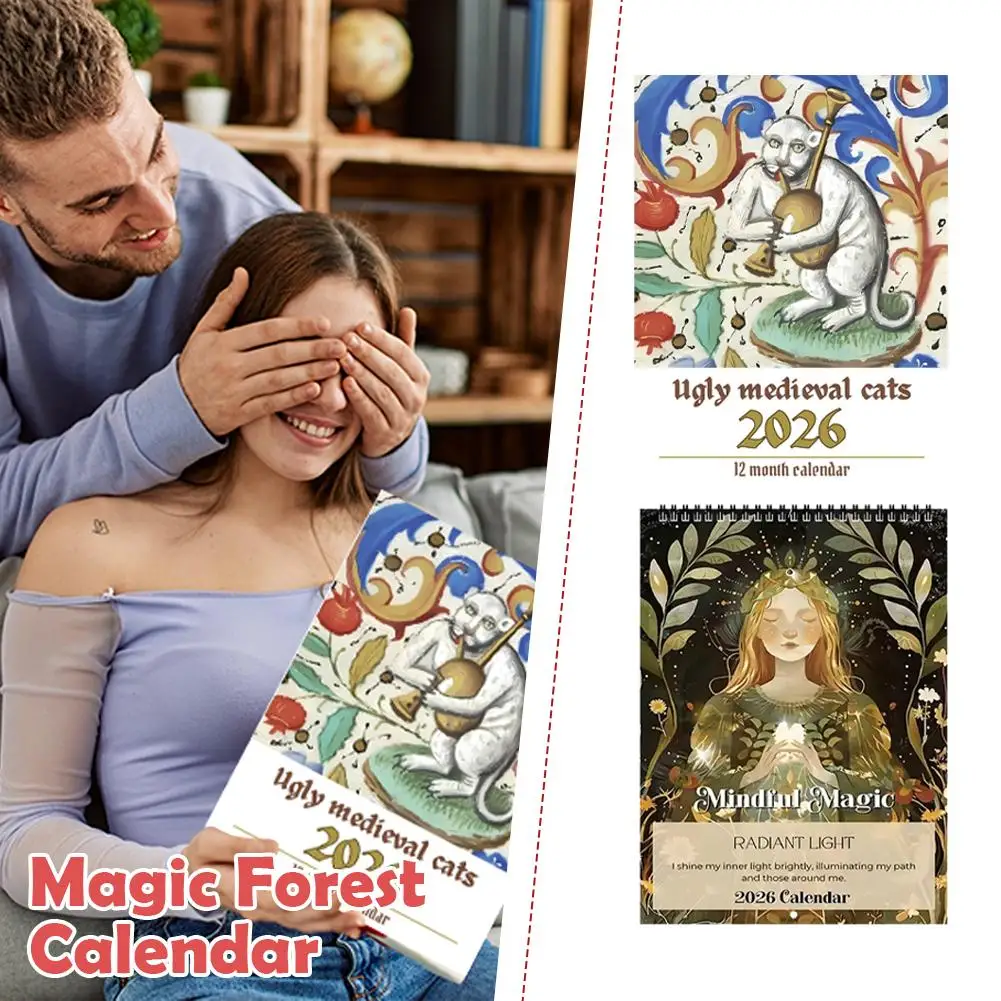Mindful Magic 2026 Wall Calendar Illuminating Heart Path Nature Creatures Positive Quotes Home Office Decoration
Mindful Magic 2026 Wall Calendar Illuminating Heart Path Nature Creatures Positive Quotes Home Office Decoration