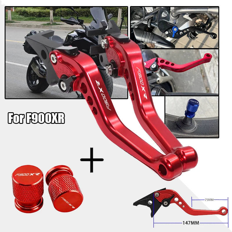 For BMW F900XR F 900XR F900 XR 2020-2023 Motorcycle Accessories Short Handle Levers Brake Lever Clutch Lever & Tire Valve Caps
For BMW F900XR F 900XR F900 XR 2020-2023 Motorcycle Accessories Short Handle Levers Brake Lever Clutch Lever & Tire Valve Caps