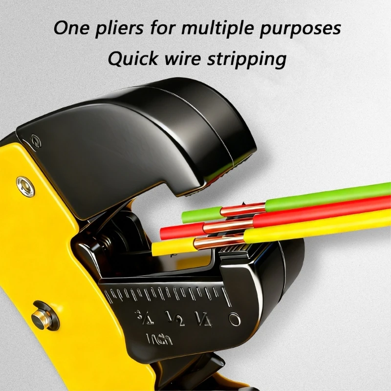 MultiFunction Duckbill Wire Stripper Cutter For 0.2-6mm² Wire Electrician Home Comfortable Grip Precise Stripping Tool
MultiFunction Duckbill Wire Stripper Cutter For 0.2-6mm² Wire Electrician Home Comfortable Grip Precise Stripping Tool