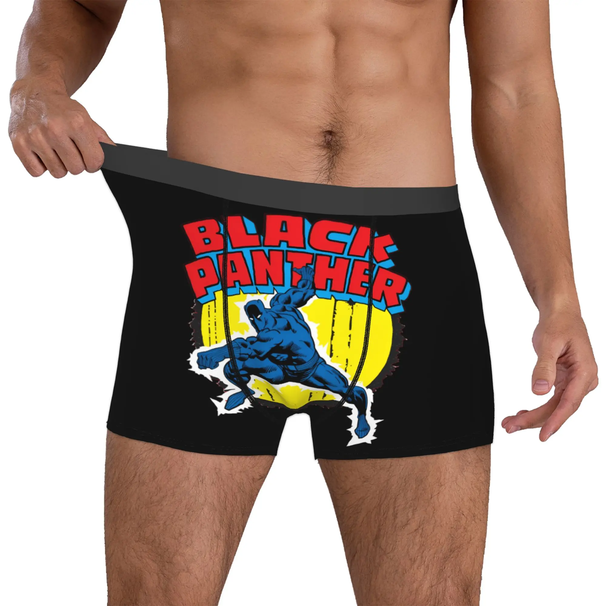 Custom Black P-Panthers Underwear Male Print Comics Boxer Shorts Panties Briefs Breathable Underpants
Custom Black P-Panthers Underwear Male Print Comics Boxer Shorts Panties Briefs Breathable Underpants