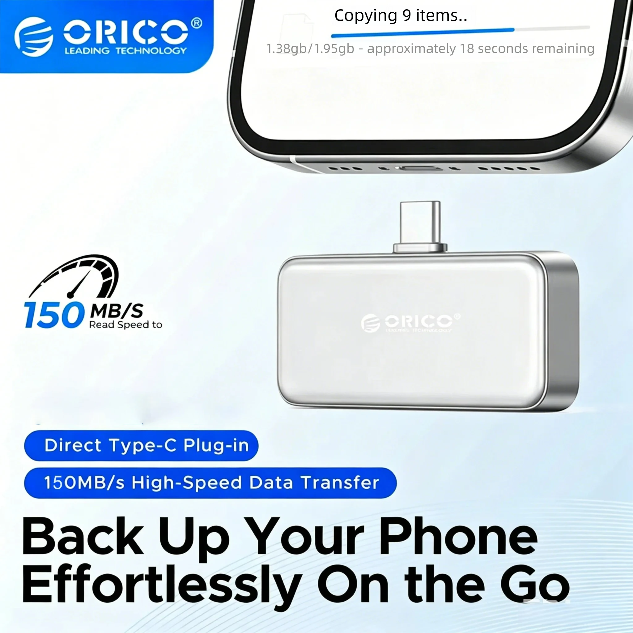 RICO Magnetic External Portable SSD 32/64/128GB MINI FlashPod PSSD ProRes Portable Solid State Drive for Mobile Pc iPhone 16/15
RICO Magnetic External Portable SSD 32/64/128GB MINI FlashPod PSSD ProRes Portable Solid State Drive for Mobile Pc iPhone 16/15