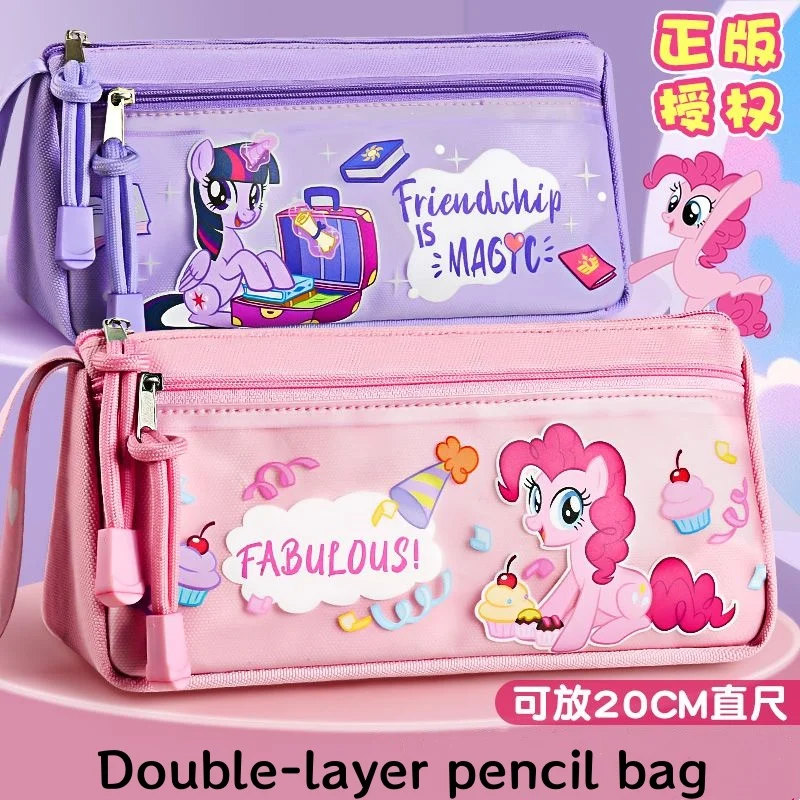 Little Pony Poly anime pencil case student cute large capacity pencil case stationery girl back to school children birthday gift
Little Pony Poly anime pencil case student cute large capacity pencil case stationery girl back to school children birthday gift