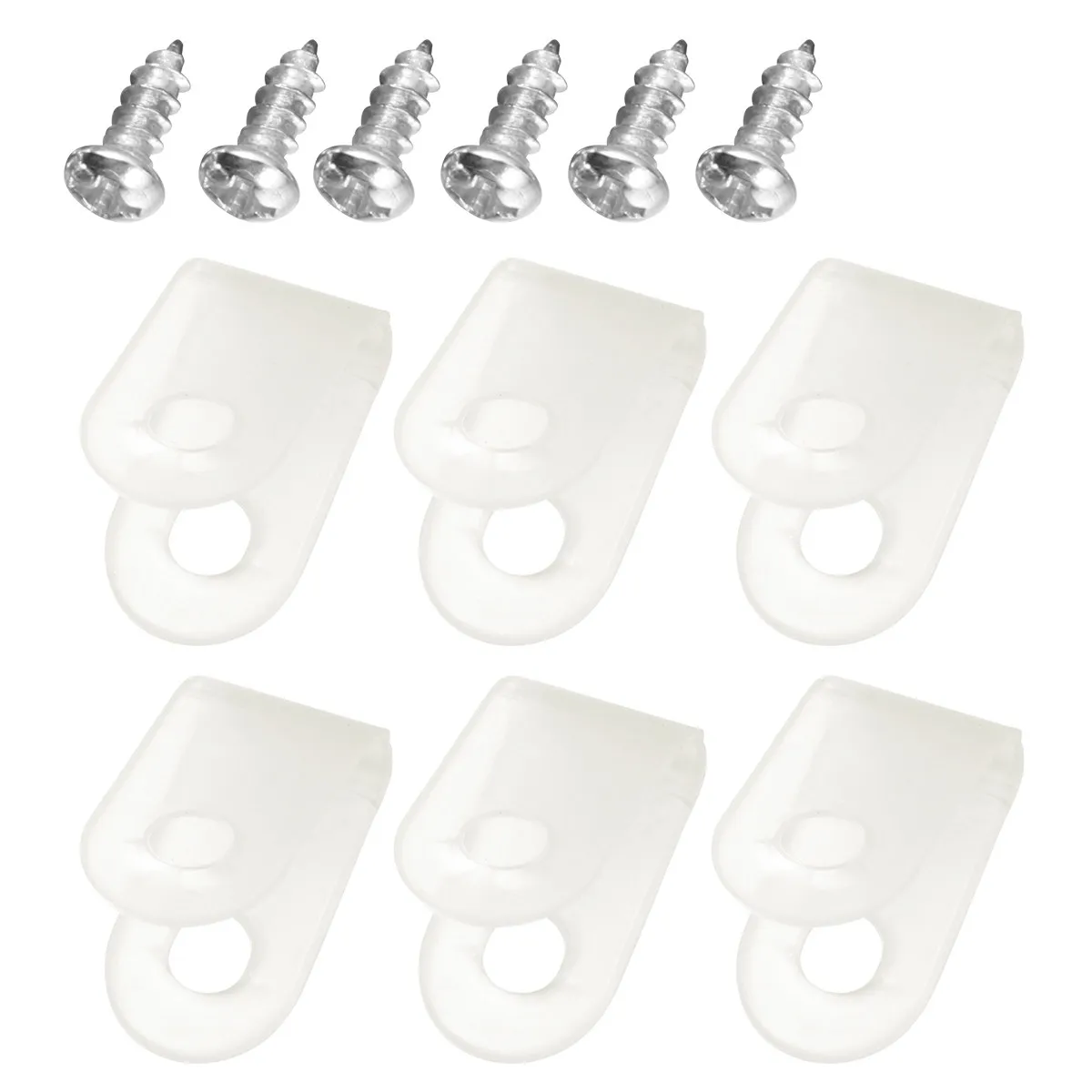 100Pcs Wire Clip Cable Clamp R-Type Nylon Holder Stainless Steel Screws for Office Home Wire Management TV Computer Cable
100Pcs Wire Clip Cable Clamp R-Type Nylon Holder Stainless Steel Screws for Office Home Wire Management TV Computer Cable