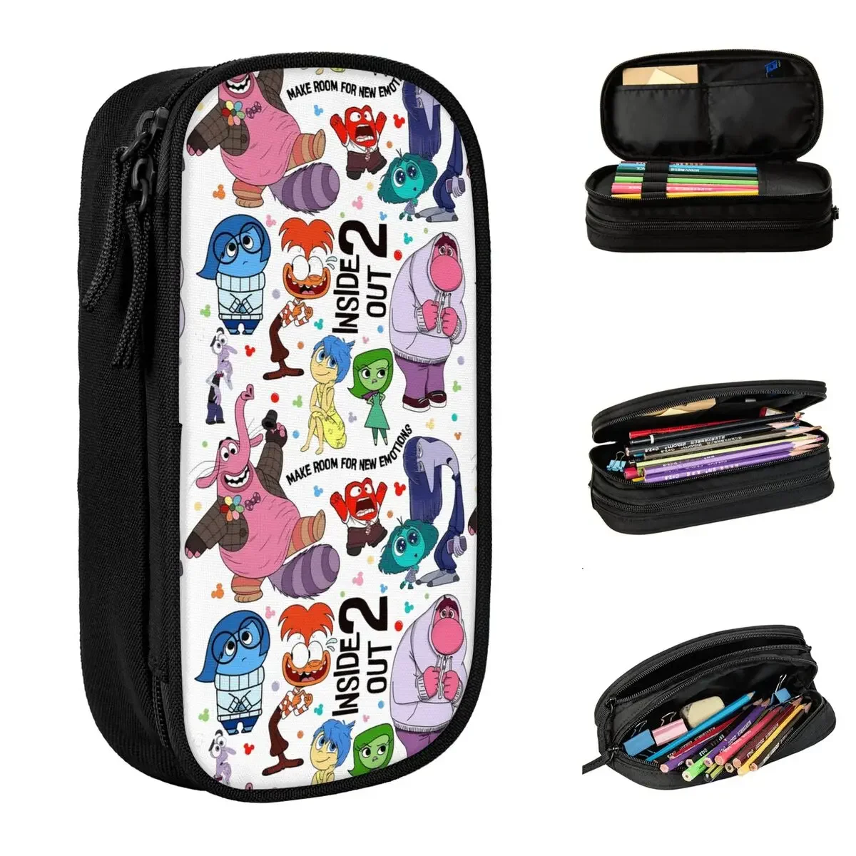 Anime Inside Out 2 Movie 2024 Pencil Case Lovely Pen Holder Bag Student Large Storage School Supplies Gifts Pencilcases
Anime Inside Out 2 Movie 2024 Pencil Case Lovely Pen Holder Bag Student Large Storage School Supplies Gifts Pencilcases