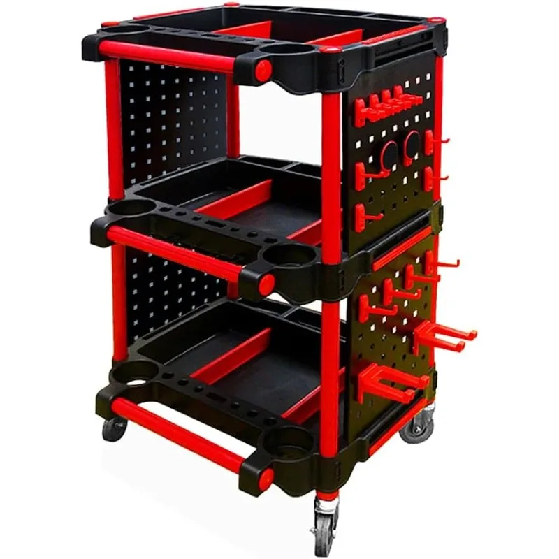 Car Detailing Cart Tool Organizer, Utility Mobile Car Wash Cart with 4 Pieces Side Hanging Plate & Hooks,for Mechanics & Detaile
Car Detailing Cart Tool Organizer, Utility Mobile Car Wash Cart with 4 Pieces Side Hanging Plate & Hooks,for Mechanics & Detaile