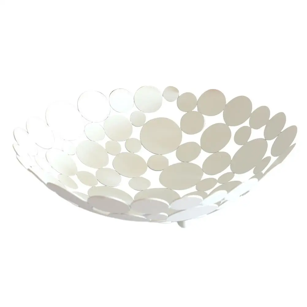 Iron Fruit Plate Home Decor Basket Hollow Round Storage Vegetable Holder Kitchen Living Room Craftsmanship Food Display
Iron Fruit Plate Home Decor Basket Hollow Round Storage Vegetable Holder Kitchen Living Room Craftsmanship Food Display