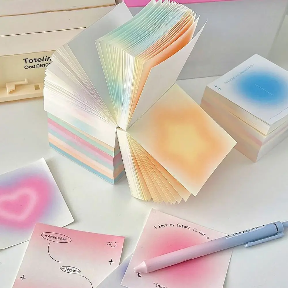 400Sheets Multifunctional Gradient Memo Pad Dusk Sun Halo Non-Sticky Note Paper Tearable Material Paper Students
400Sheets Multifunctional Gradient Memo Pad Dusk Sun Halo Non-Sticky Note Paper Tearable Material Paper Students