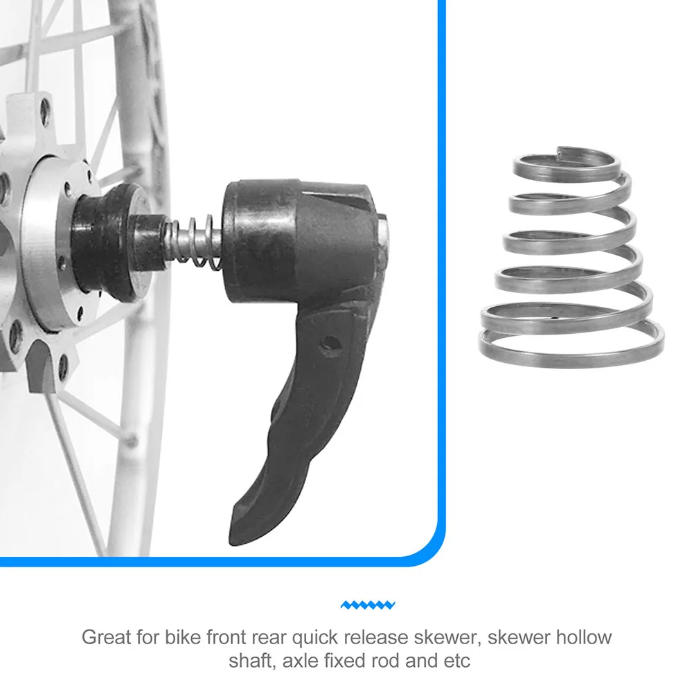 100pcs Quick Release Spring for Wheel Hub Parts Replacement Stainless Steel Axle Lever Mountain Bike Accessories Bike Hubs
100pcs Quick Release Spring for Wheel Hub Parts Replacement Stainless Steel Axle Lever Mountain Bike Accessories Bike Hubs